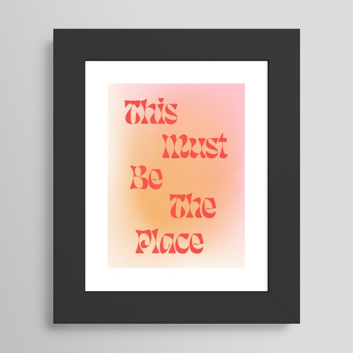 Framed Art Print