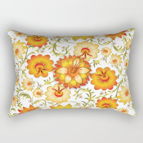 Shabby flowers #13 Rectangular Pillow