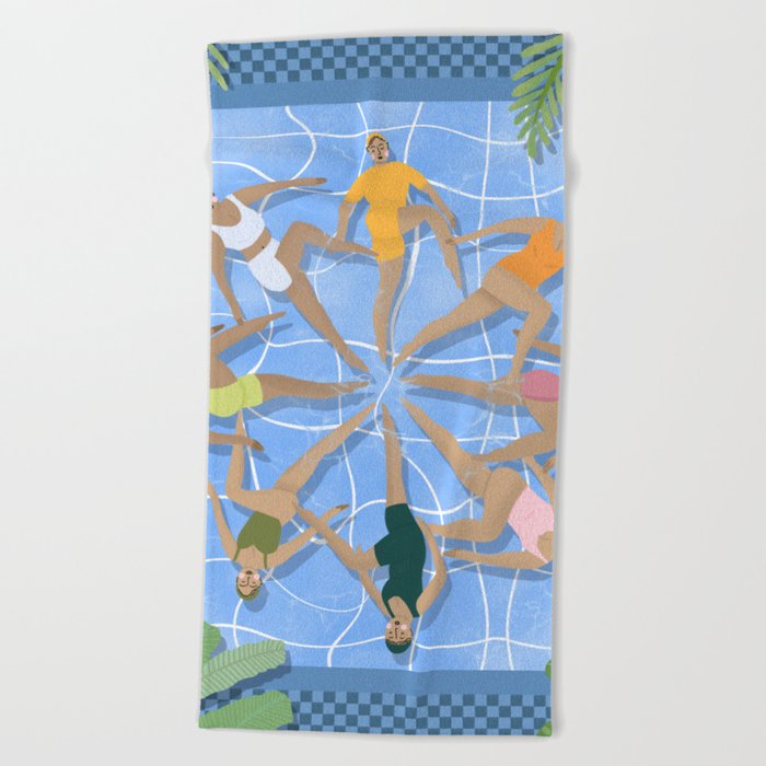 The Swimmers Beach Towel