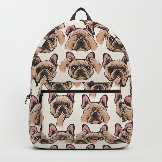 No Evil Frenchie Backpack