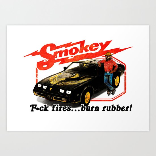 "F" Fires Art Print