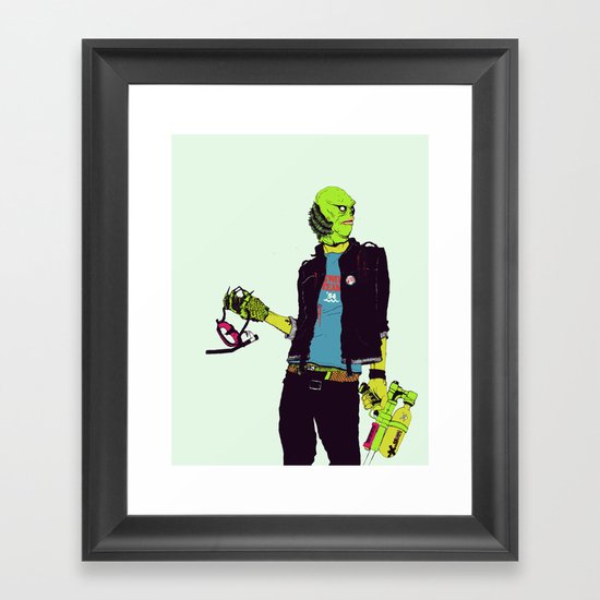 Creature from the Black Lagoon Framed Art Print