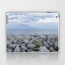 Rocks on Lake Michigan shore. Laptop & iPad Skin