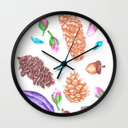 From Summer to Autumn (color) Wall Clock