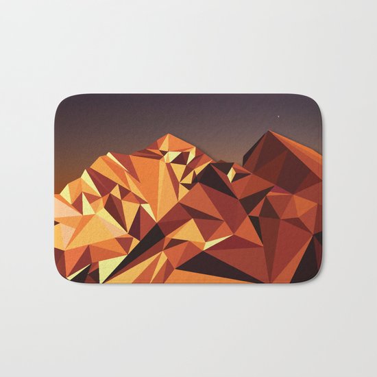 Night Mountains No. 7 Bath Mat