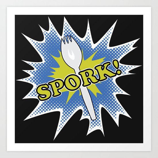 Spork! Art Print