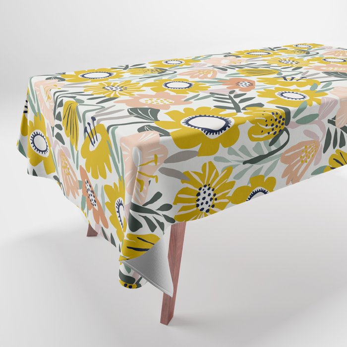 Cozy collection: mix and match happy florals Flower love 1 Tablecloth