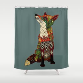 fox love Shower Curtain