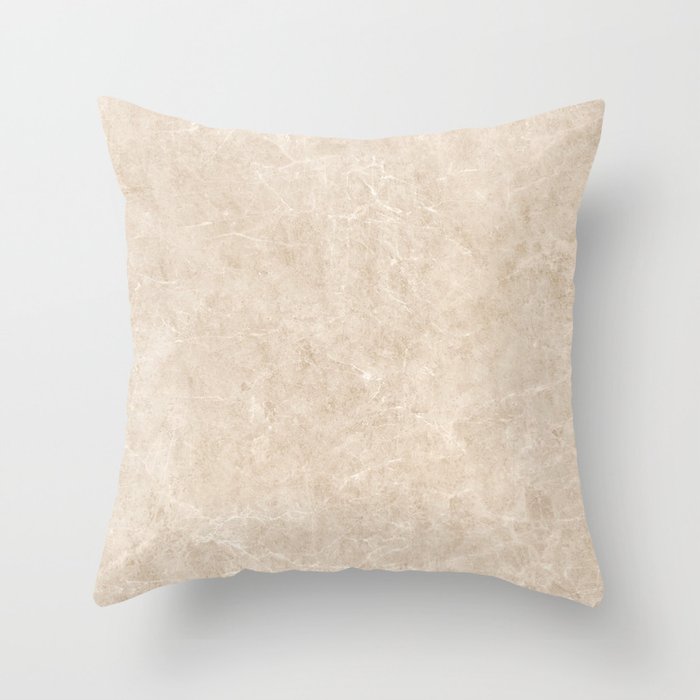Elegant Understated Stone - Ivory Throw Pillow