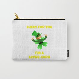 St Patrick’s Day Lucky Leprechaun or Leprecorn Carry-All Pouch