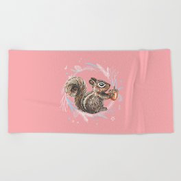 Chipmunk Beach Towel