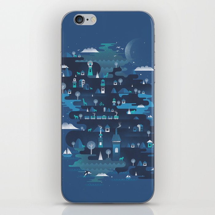 Land of the Blue Mountains iPhone Skin