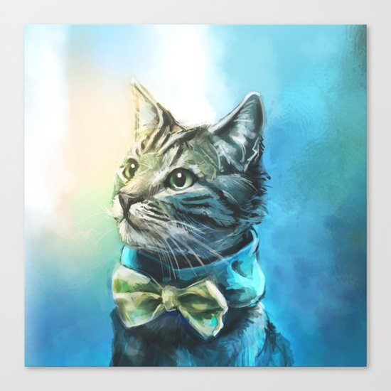 Handsome Cat Canvas Print