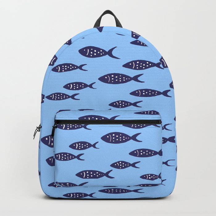 Blue Fish Backpack