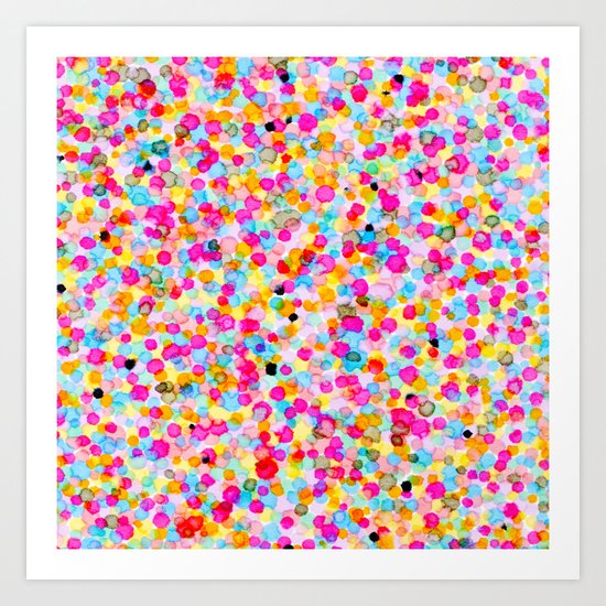 Colored Dots Art Print