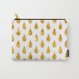 gold raindrops Carry-All Pouch