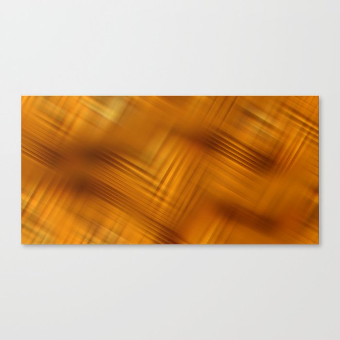 Orange brown Stripes Canvas Print