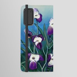 Purple Iris Android Wallet Case