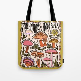 Mushrooms of Indiana Tote Bag