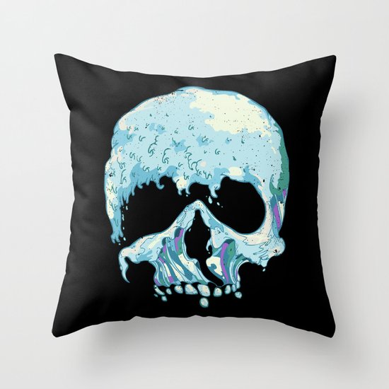 Silent Wave Throw Pillow