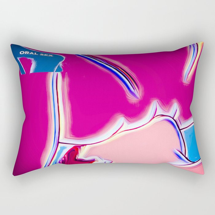 Oral Sex Rectangular Pillow By Tocaalmeida Society6