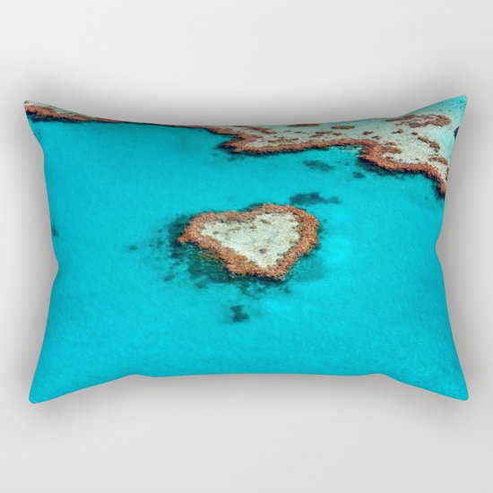 Heart Coral Reef - Queensland, Australia Rectangular Pillow
