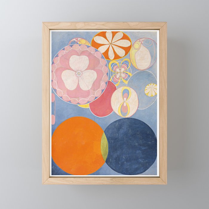 Hilma af Klint - The Ten Largest No. 2 Childhood Art Framed Mini Art Print