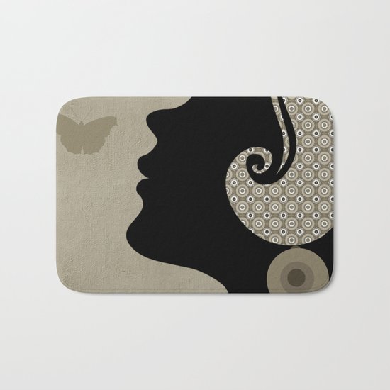 madame butterfly (II) Bath Mat