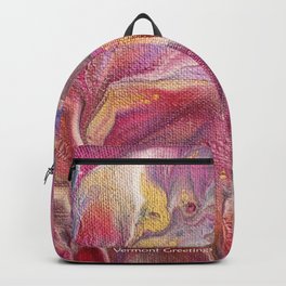 Color Alchemy 45 Ombre Pinks, Reds and Golden Shimmer Backpack