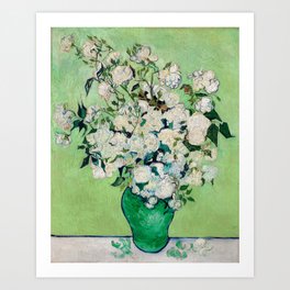 Van Gogh Bouquet Painting Art Print