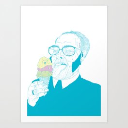 ice cream Art Print