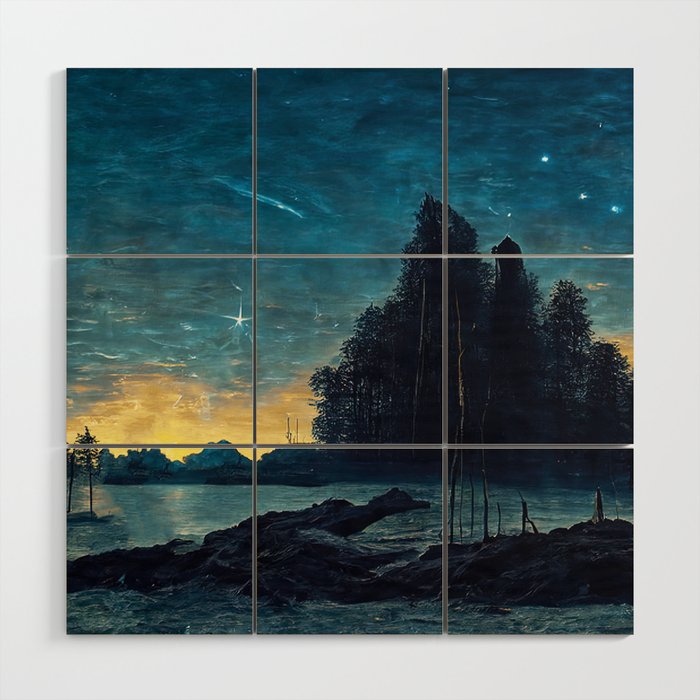 Starry Nights Wood Wall Art