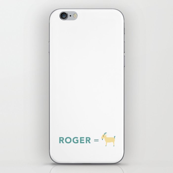 Roger = GOAT iPhone Skin