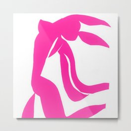 Henri Matisse, Rose Freedom, Nude (Pink Freedom, Nude) lithograph modernism portrait painting Metal Print | Henri, Paris, Body, France, Pink, Female, Louvre, Happiness, Girlpower, Poster 