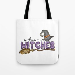 Boo witches funny Halloween Spider Ghost Tote Bag