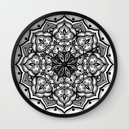 Heart mandala Wall Clock | Hila, Mandala, Chentattoo, Love, Heart, Tattoo, Drawing, Chen 