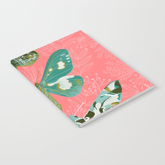Lepidoptery No. 5 by Andrea Lauren Notebook