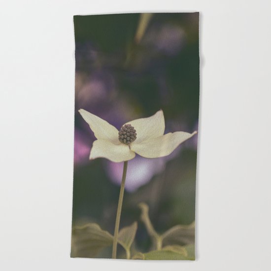 Dogwood Flower Beach Towel
