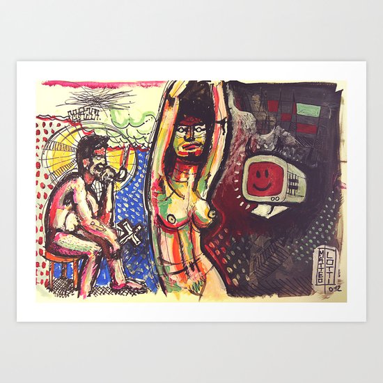 Castità Art Print