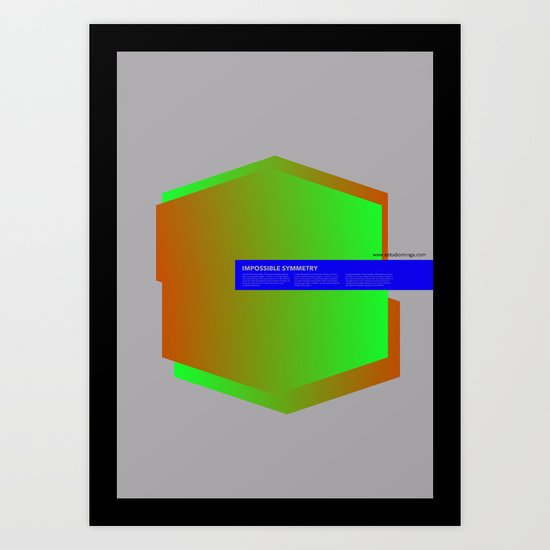 Impossible Symmetry - Ex Art Print