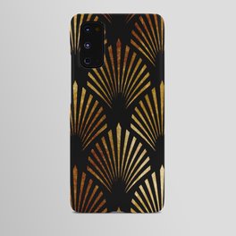 Art Deco fans - gilded noir Android Case
