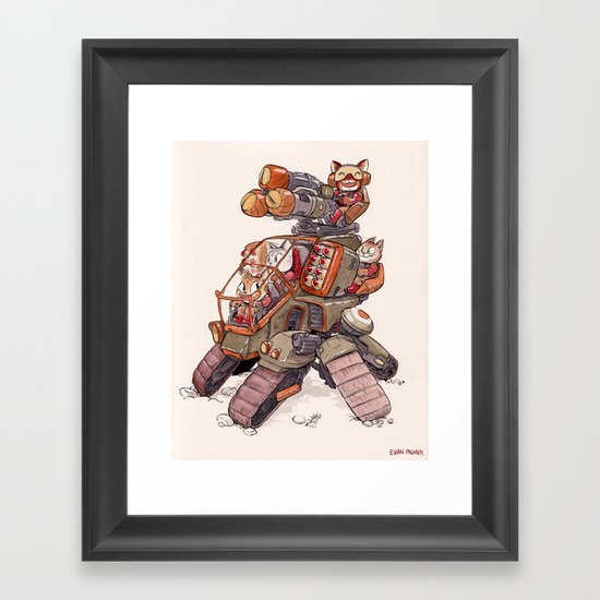 The Super Laser Net Launcher Framed Art Print