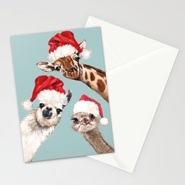 Christmas Animals Gang Stationery Card