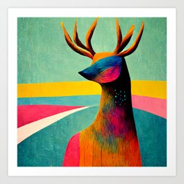 The Deer 2 Art Print