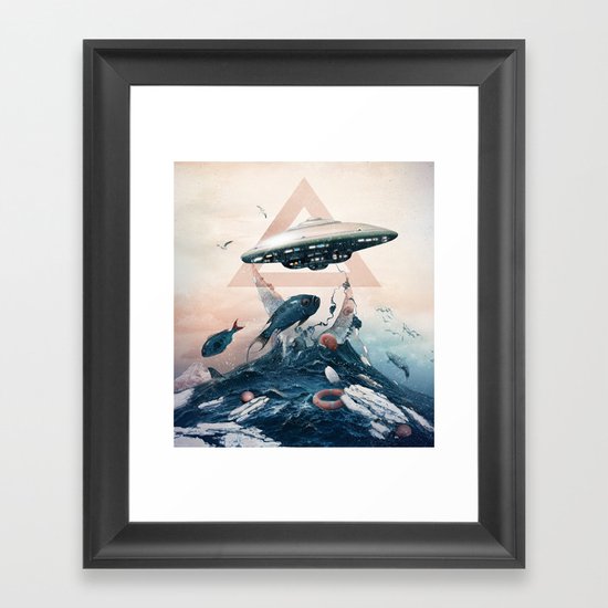 UFO Framed Art Print