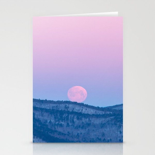 Pastel Moon Stationery Cards