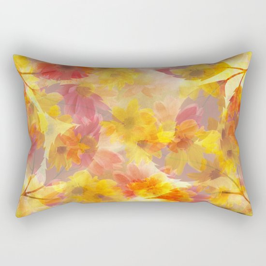 Changing Seasons Abstract Rectangular Pillow