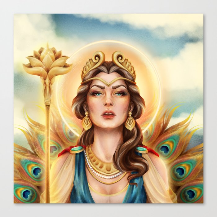 Hera Greek Goddess  Canvas Print
