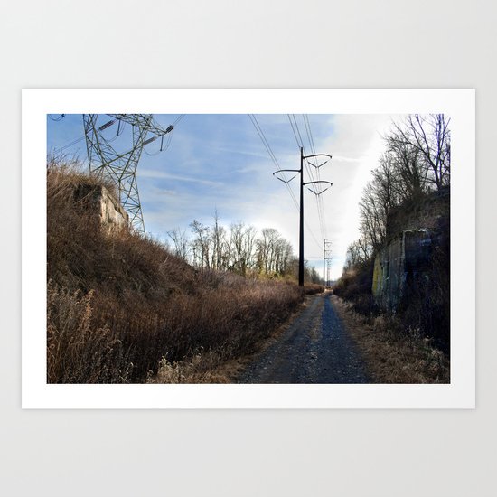 Abandoned Village Backroad Art Print