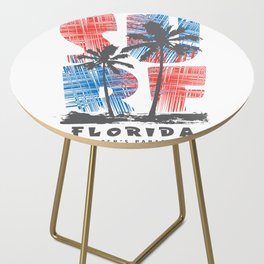 Florida surf paradise Side Table